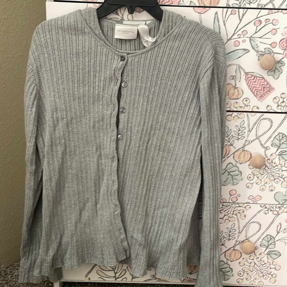 Liz Claiborne Sweater Tank and Cardigan Set